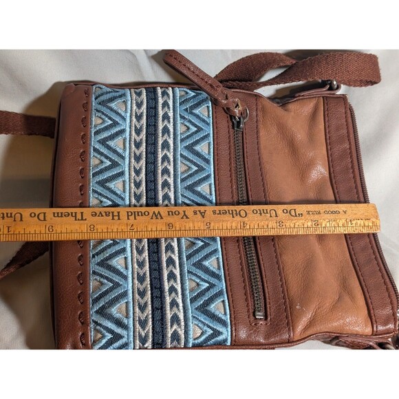 The Sak Pax Swing Pack, Blue Embroidery Crossbody Bag - Picture 10 of 10